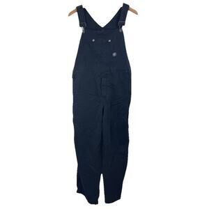 DKNY Jeans Vintage Overalls Womens M Medium Black 90s Y2K